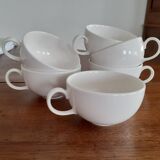 Villeroy and Boch Luxembourg white tea cups,