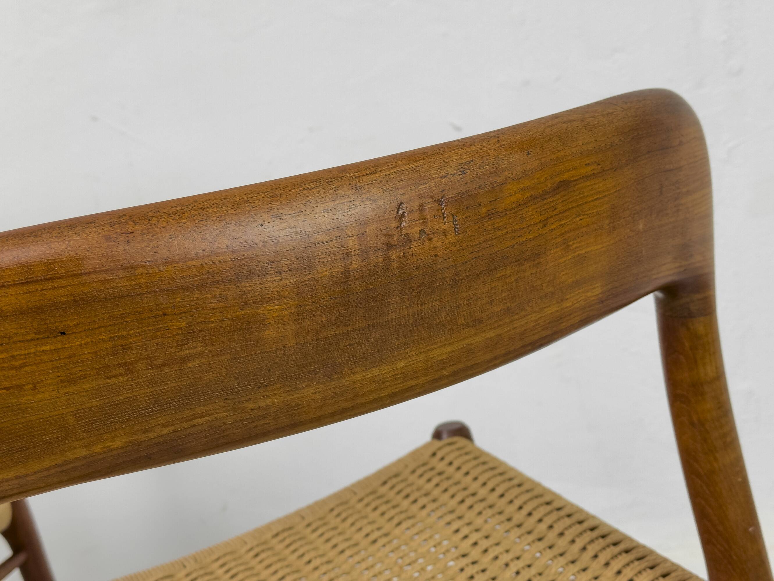 Model 75 Chairs by Niels O. Møller for J.L Møllers, 1960s, Set of 4