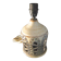 Enamelled ceramic lamp signed vieux moulin vallauris