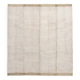 9x10 Mustard Beige Handmade Wool Moroccan Rug, 278x298Cm