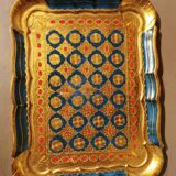 Trio of vintage Florentine trays