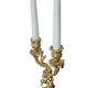 Chandelier Louis XV St Louis from the 19th century decorated with dolphins.