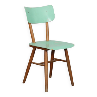 Vintage wooden chair produced by Ton, 1960s