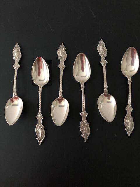 6 WMF mocha spoons 1886 - 1903