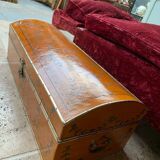 Painted wooden chest