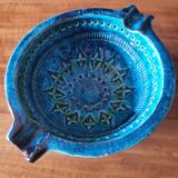 Rimini bleu keramieken asbak, Aldo Londi pour Bitossi, jaren 1960 en Italie