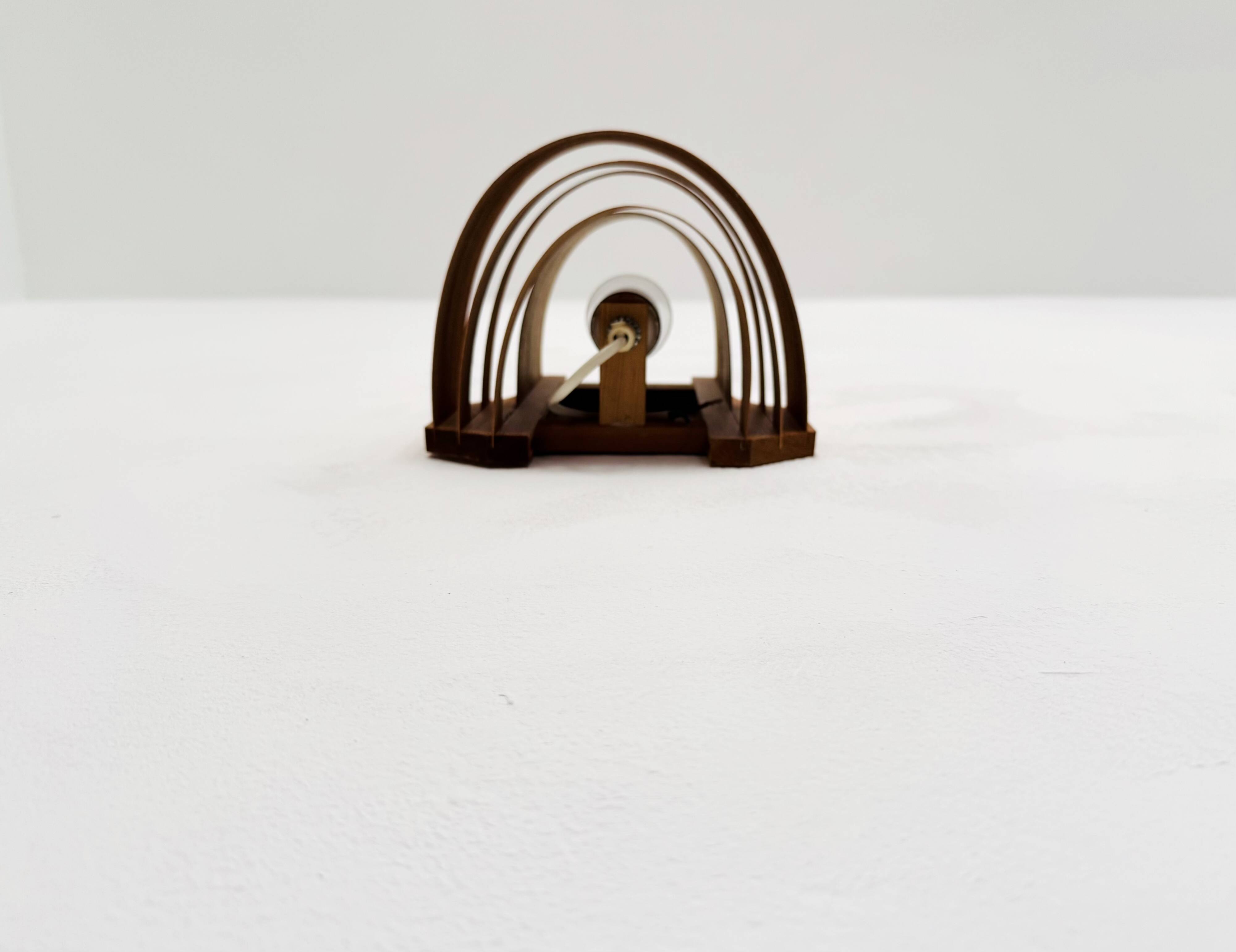 Ensemble de 2 lampes murales en bois par Hans Agne Jakobsson
