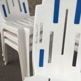 Set de 6 chaises « samba » Pierre Paulin pour Henri  Massonnet