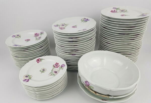 Service 75 pieces  Limoge Unic Paris Ancienne Fabrique Royale
