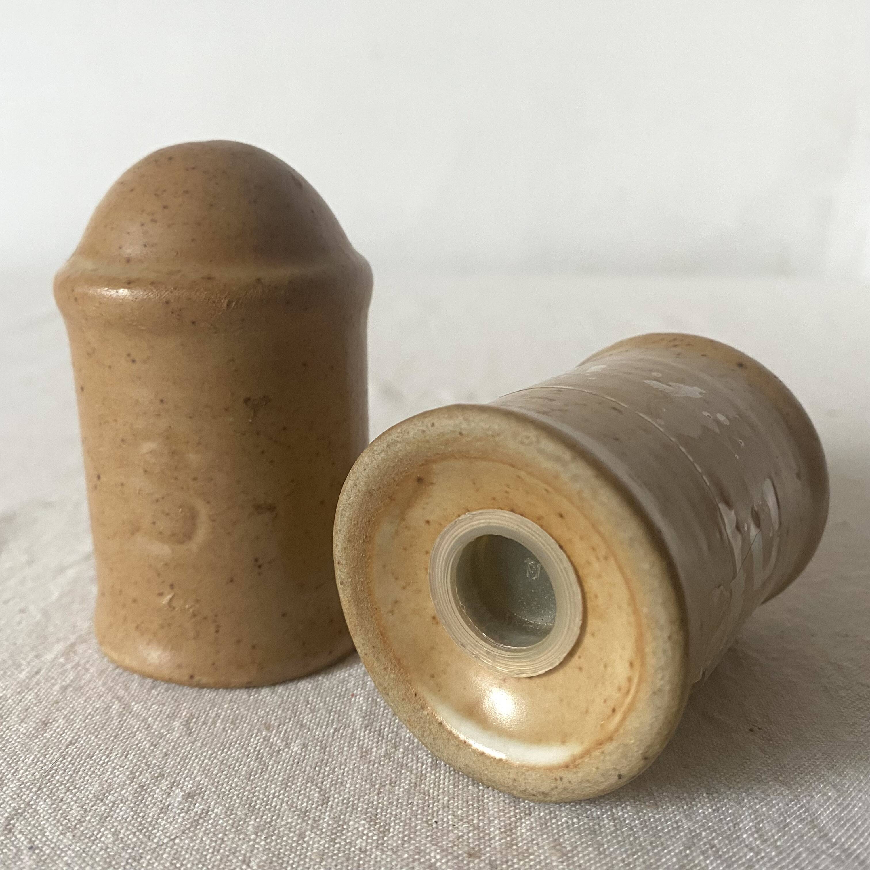 Salière et poivrier en grès