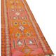 Turkish Handwoven Vintage Herki Kilim 105 cm x 355 cm