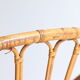 Adult size rattan shell armchair from the 60s