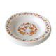 Lot 5 arcopal hollow plates -decorated with orange flowers