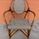 4 chaises Bistrot Parisienne Paris Rotin & scoubidou