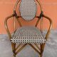 4 chaises Bistrot Parisienne Paris Rotin & scoubidou