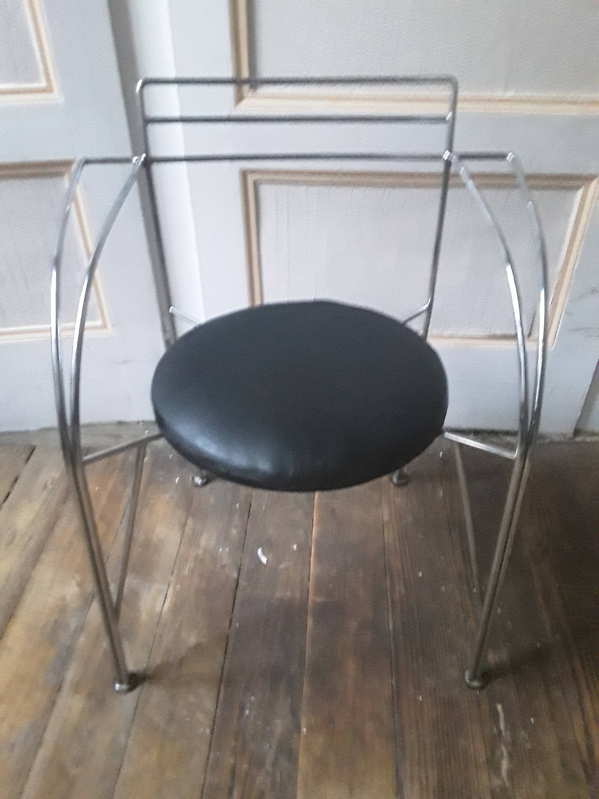 3 Silver Moon armchairs