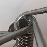 Vintage Wall mount ‘Octopus’ metal and wood swivel coat rack