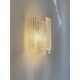 Simoeng “Listelli” Murano Glass Wall Sconce with Diamond Strips - Set 4