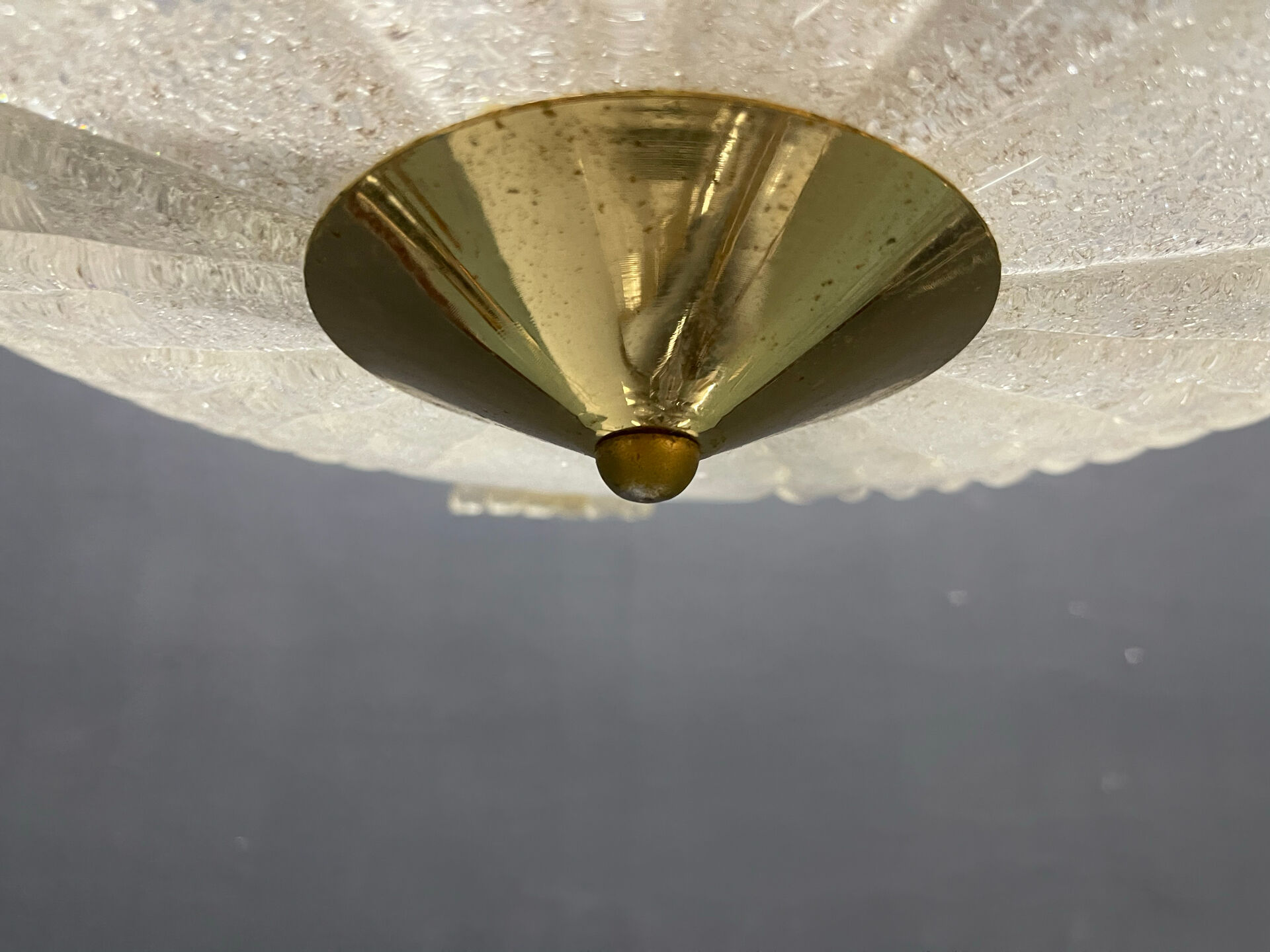 Large Murano Glass Pendant Light, Italy, 1970s