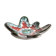 Flat ceramic Longwy Tourmalines, Made in France