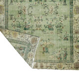 Anatolian handmade vintage rug 281 cm x 202 cm