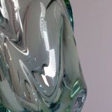 Organic glass vase by Jan Beránek Skrdlovice, mid-20th century.