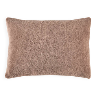 Élitis coussin - chamois - wool plush baby - neuf