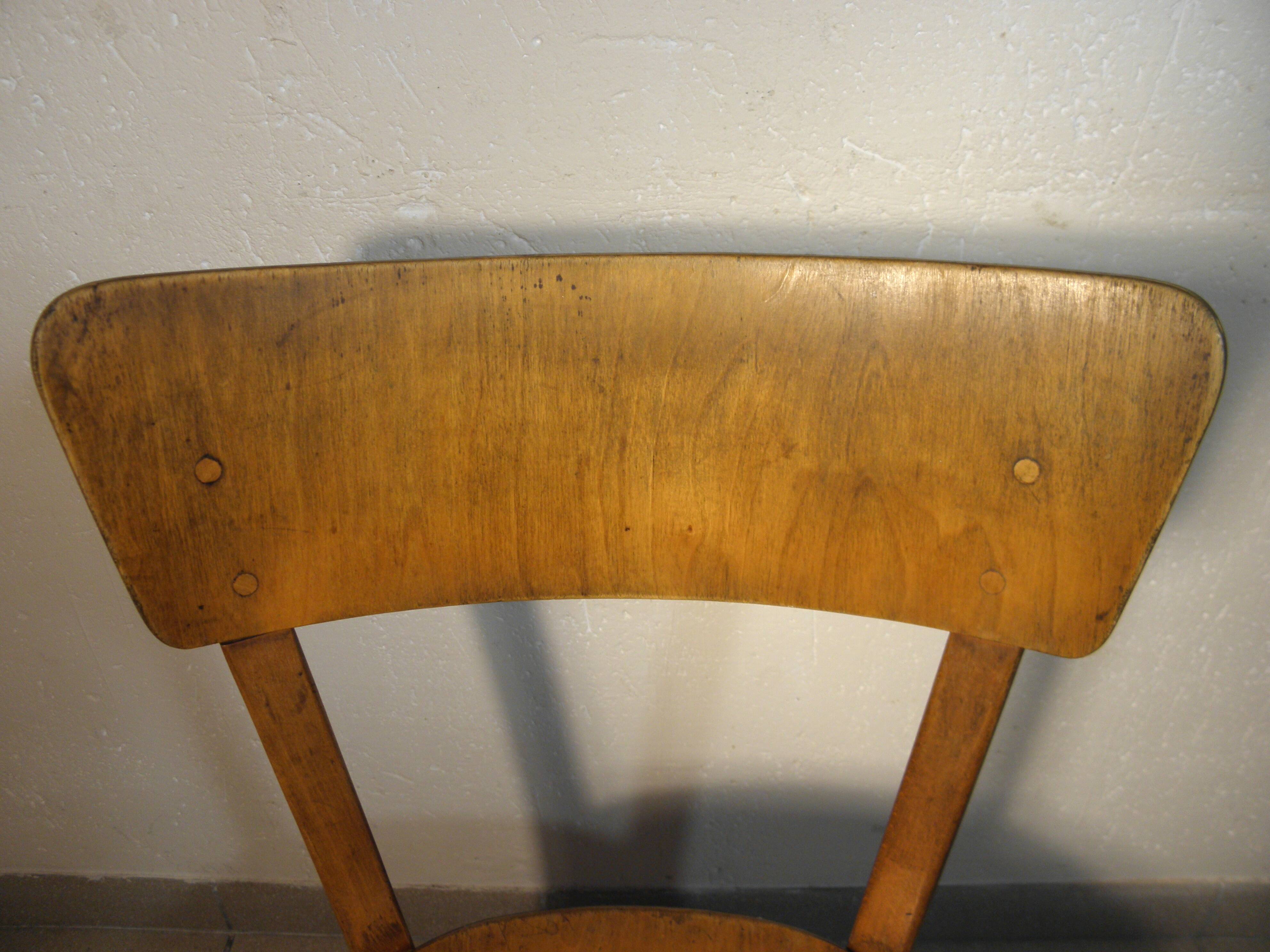 Baumann bistro chair from the 1950s