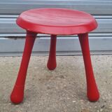 Stool Ingvar Kamprad limited edition red