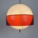 "Orbital" pendant light – red and white (1970s)