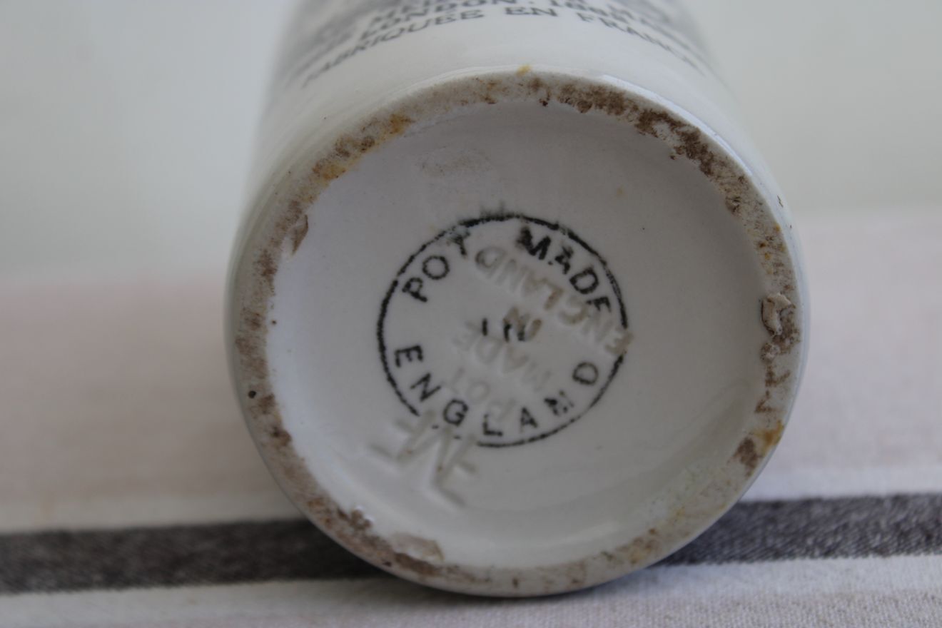 Old ceramic marmalade pot
