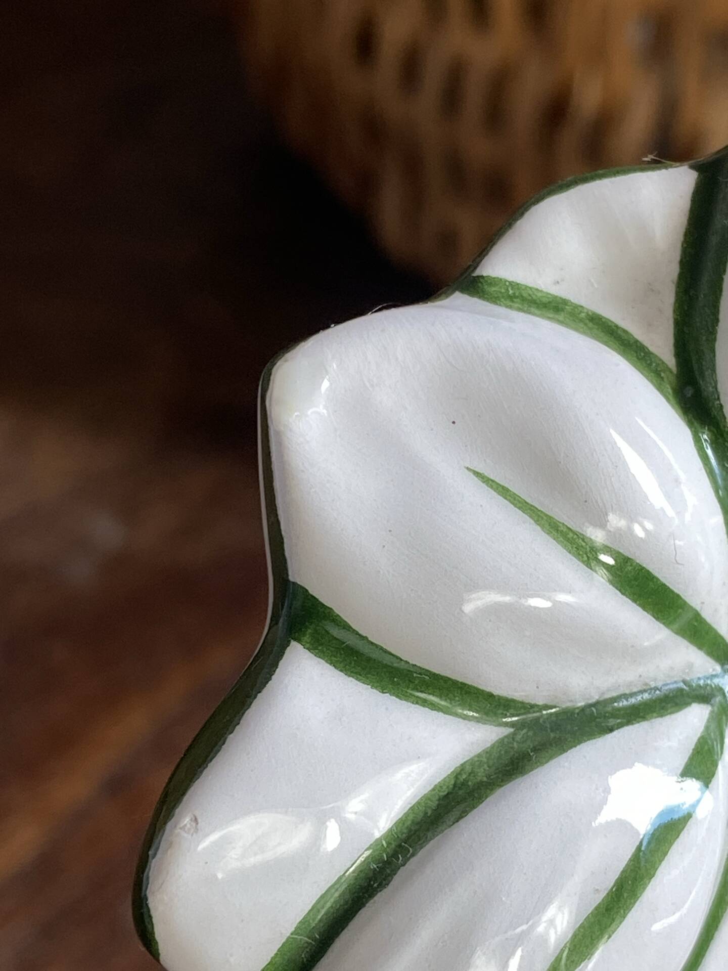 Ceramic pineapple plate