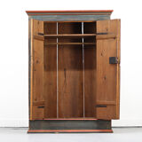 Rustic Farmhouse Folk Art Painted Bridal Cabinet