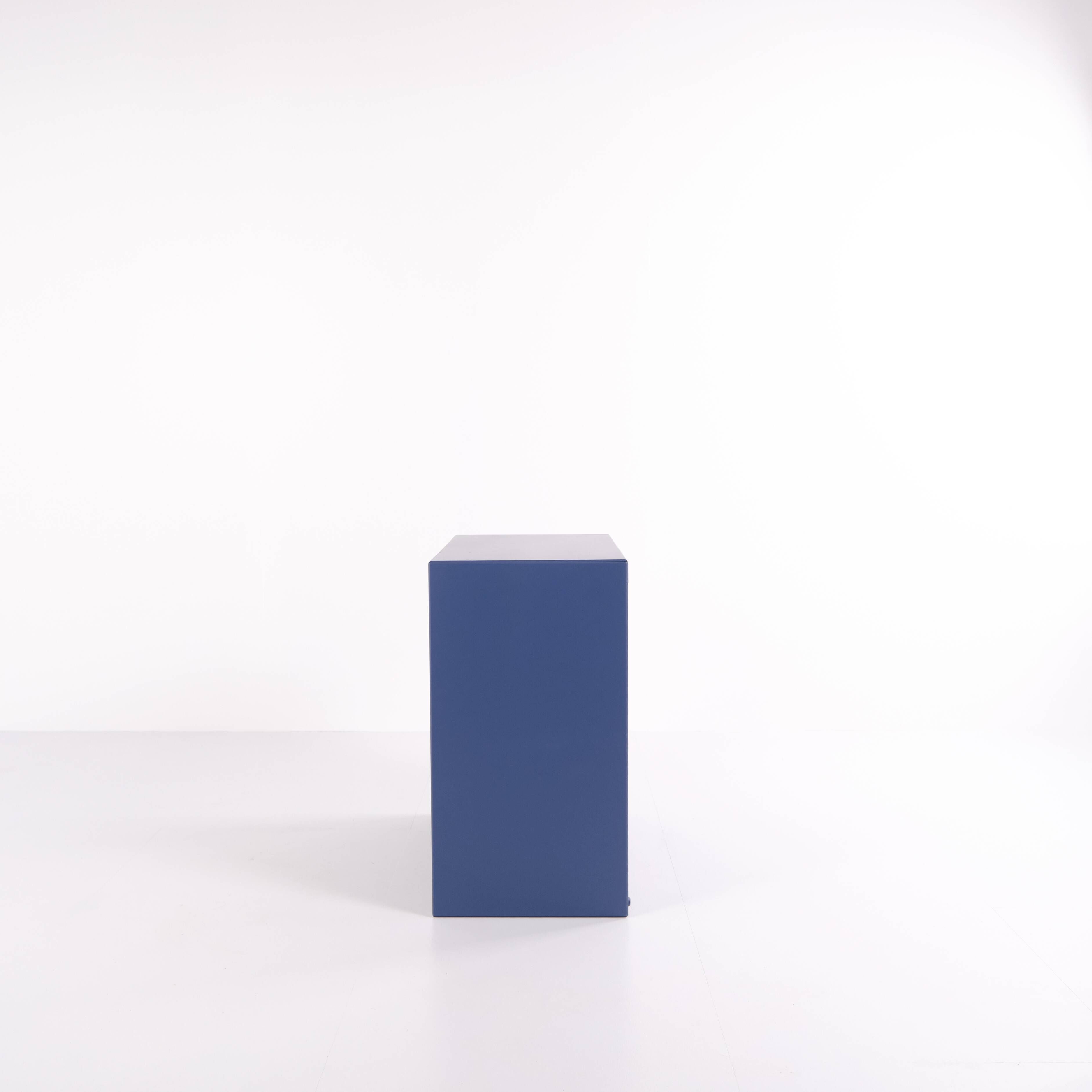 Montana bookcase – blue – 4 shelves