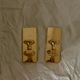 Pair of swedish brass sconces by gusum 1991
