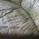 Fauteuil d'angle patchwork en cuir vert olive par Laauser, années 1970