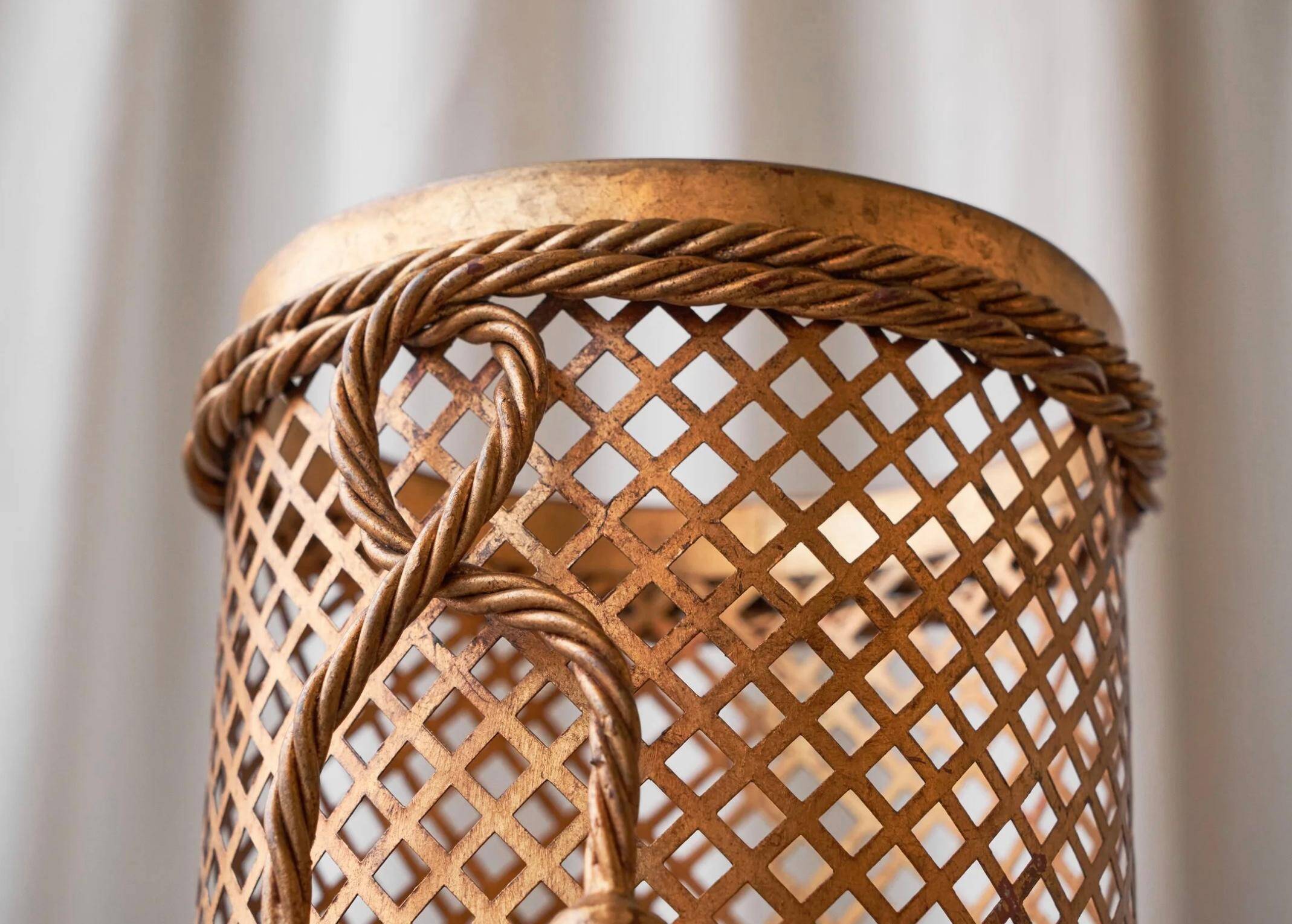 Li Puma Florence Umbrella Stand Trompe-l'œil Mid-Century 1960