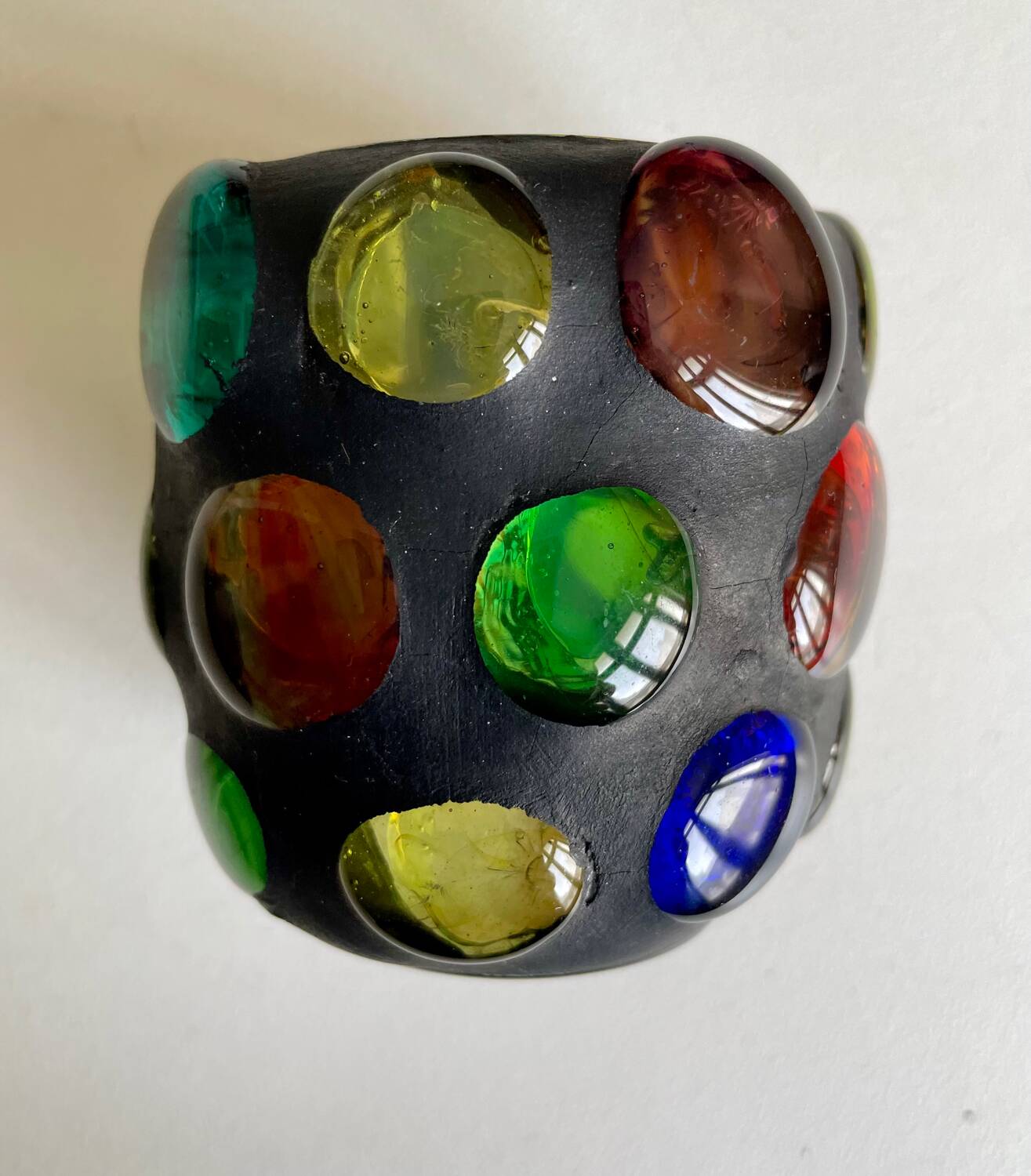 Empty pocket and tealight holder from the 70s