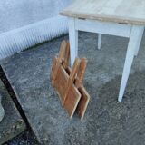 Farmhouse table with extensions