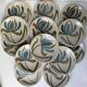 Vintage flat plates in Longchamp sandstone