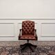 Chaise de bureau Chesterfield anglaise, chaise président.