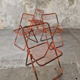 4 Ted Net folding chairs by Niels Gammelgaard