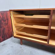 Buffet en palissandre, Carlo Jensen, Hundevad & Co, années 1960, Danemark