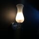 Metal and frosted glass wall lamp 1970