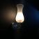 Metal and frosted glass wall lamp 1970