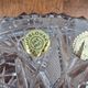 Vintage hand-cut Bohemian crystal bonbonnière Czechoslovakia