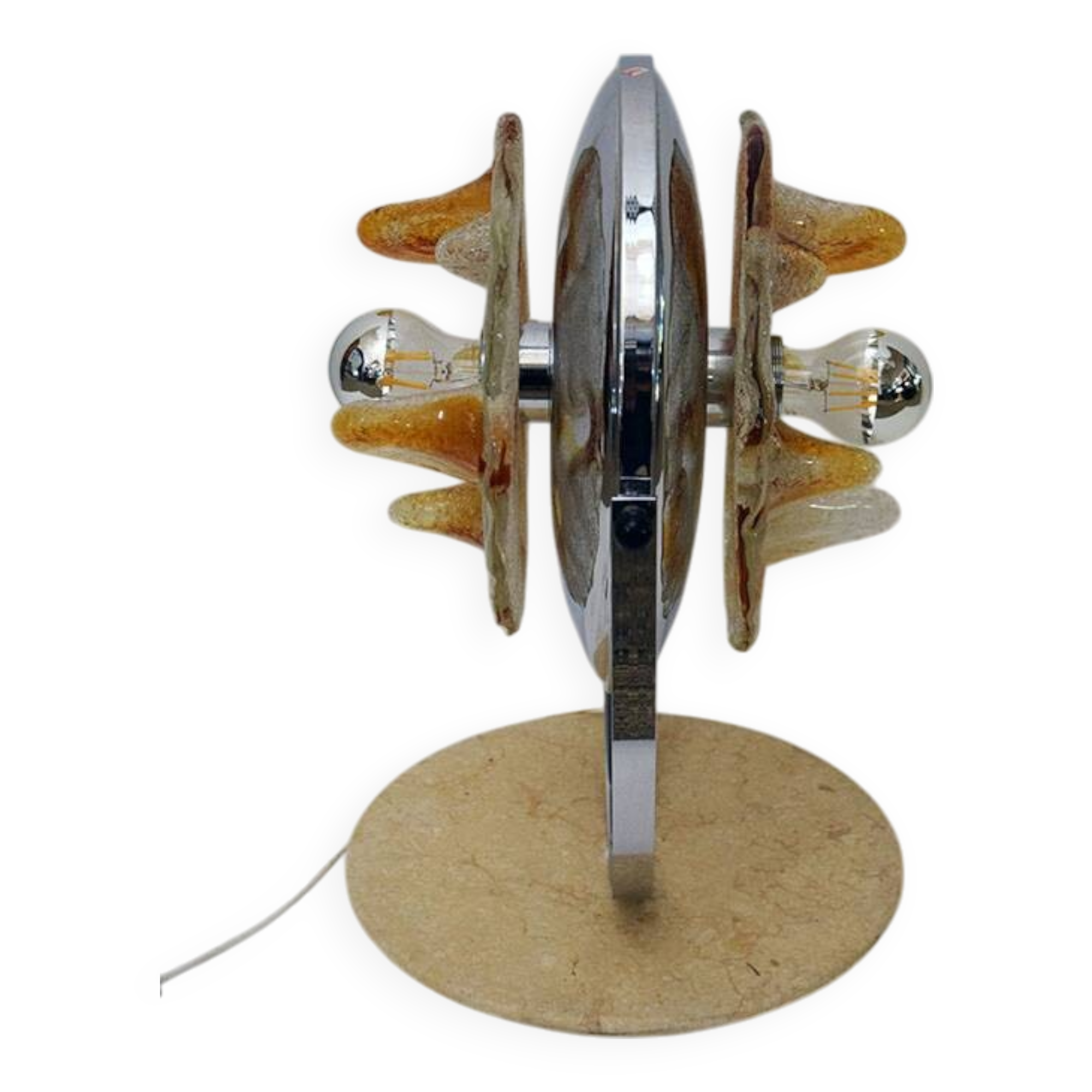 Mazzega Murano Toni Zuccheri 70s table lamp