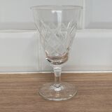 Set of 6 white wine glasses