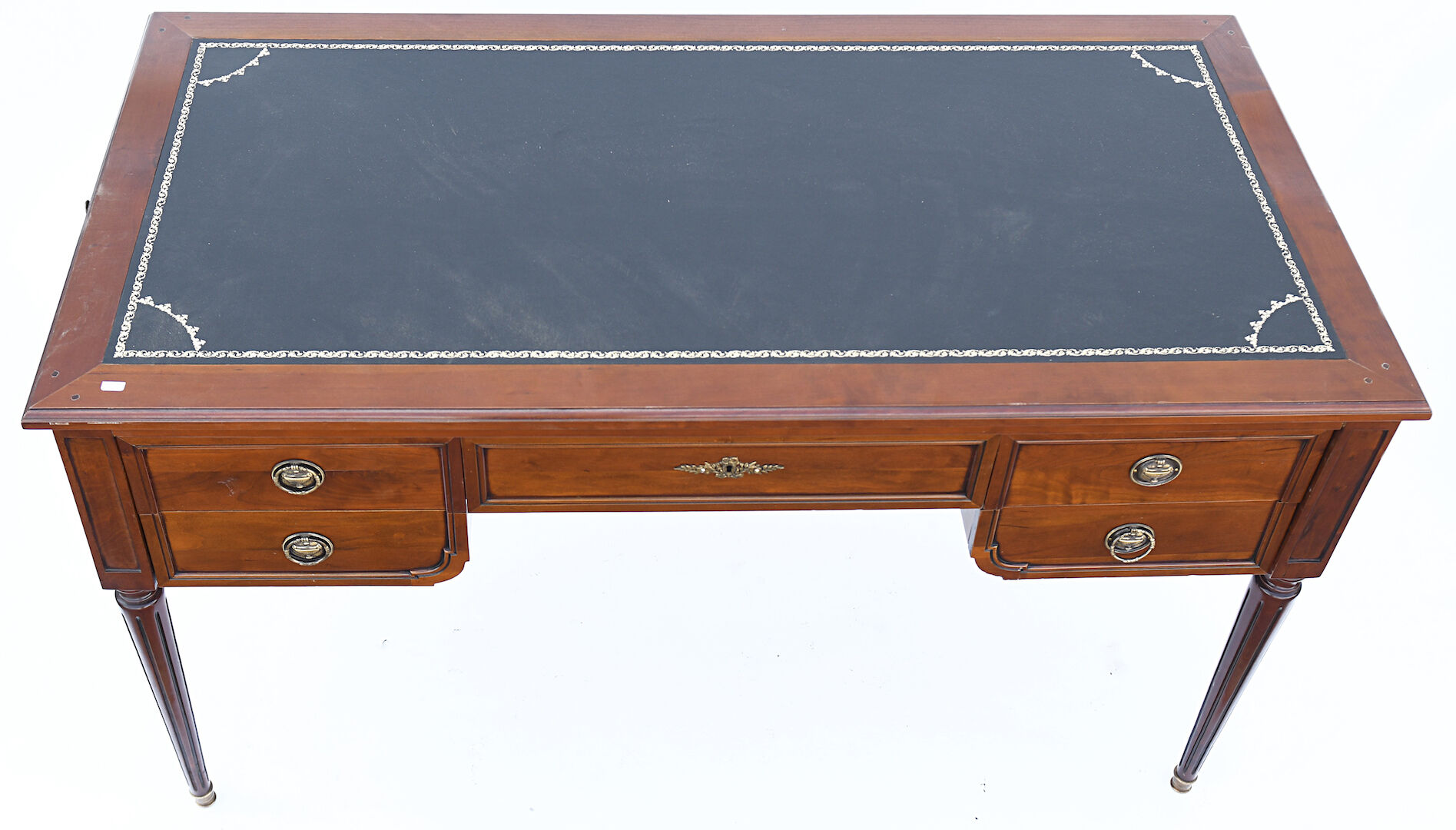 Bureau plat de style Louis XVI