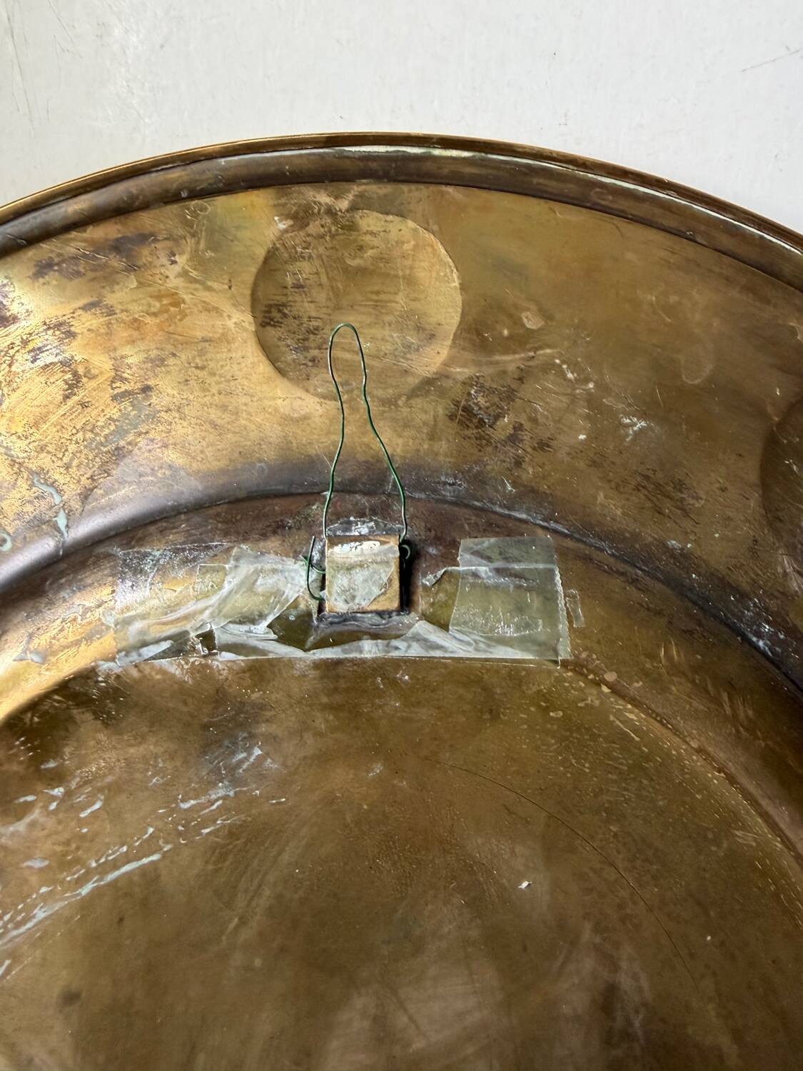 Vintage Wall Double Candle Holder Sconce in Brass